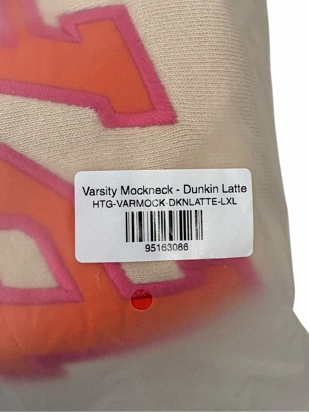 PARKE x Dunkin Varsity Mockneck Latte  + Tumbler | NEW - Picture 10 of 11